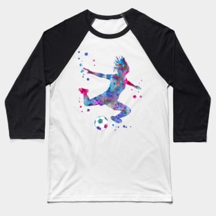 Female Soccer Player Baseball T-Shirt